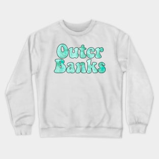 Tie Dye Mint OBX Crewneck Sweatshirt